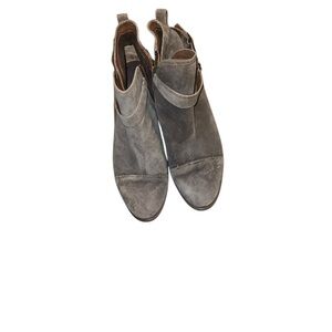 Born Stylish Brown Leather Ankle Boots 8